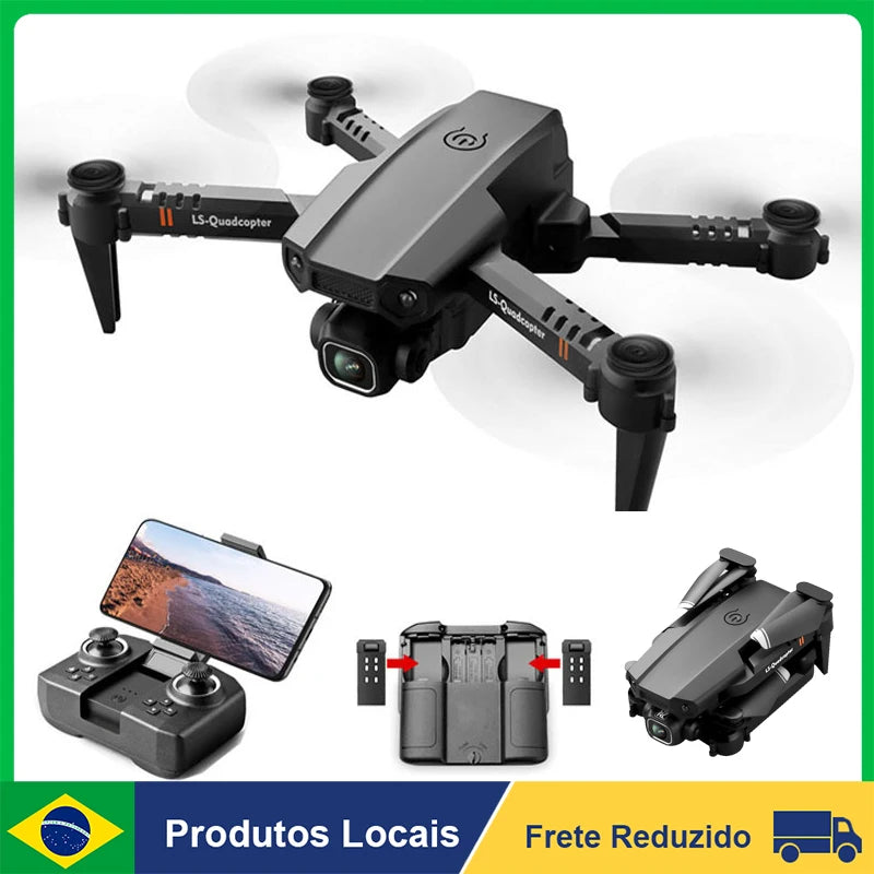 Xt6 mini drone lente dupla 4k fotografia aérea altitude fixa aeronaves de quatro eixos longa resistência aeronaves dobráveis de alta definição